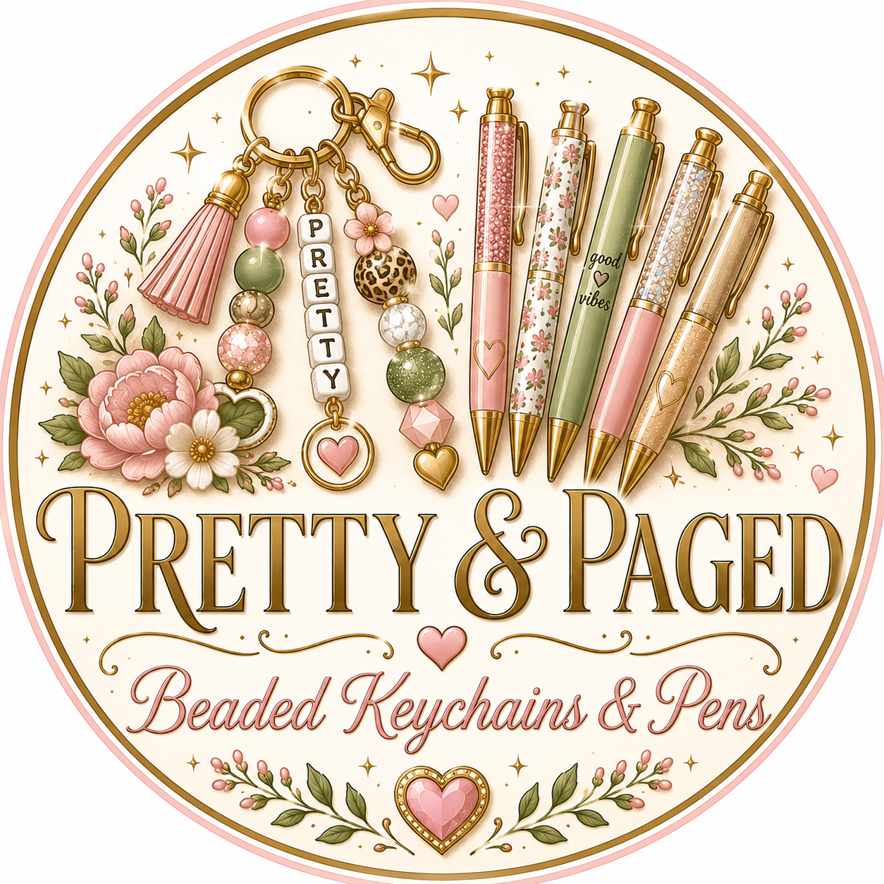 Beaded Keychains & Pens
