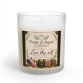 Love Thy Self Scented Glass Candle, 11oz — Self-Care Aromatherapy Candle (Pretty & Paged Collection)