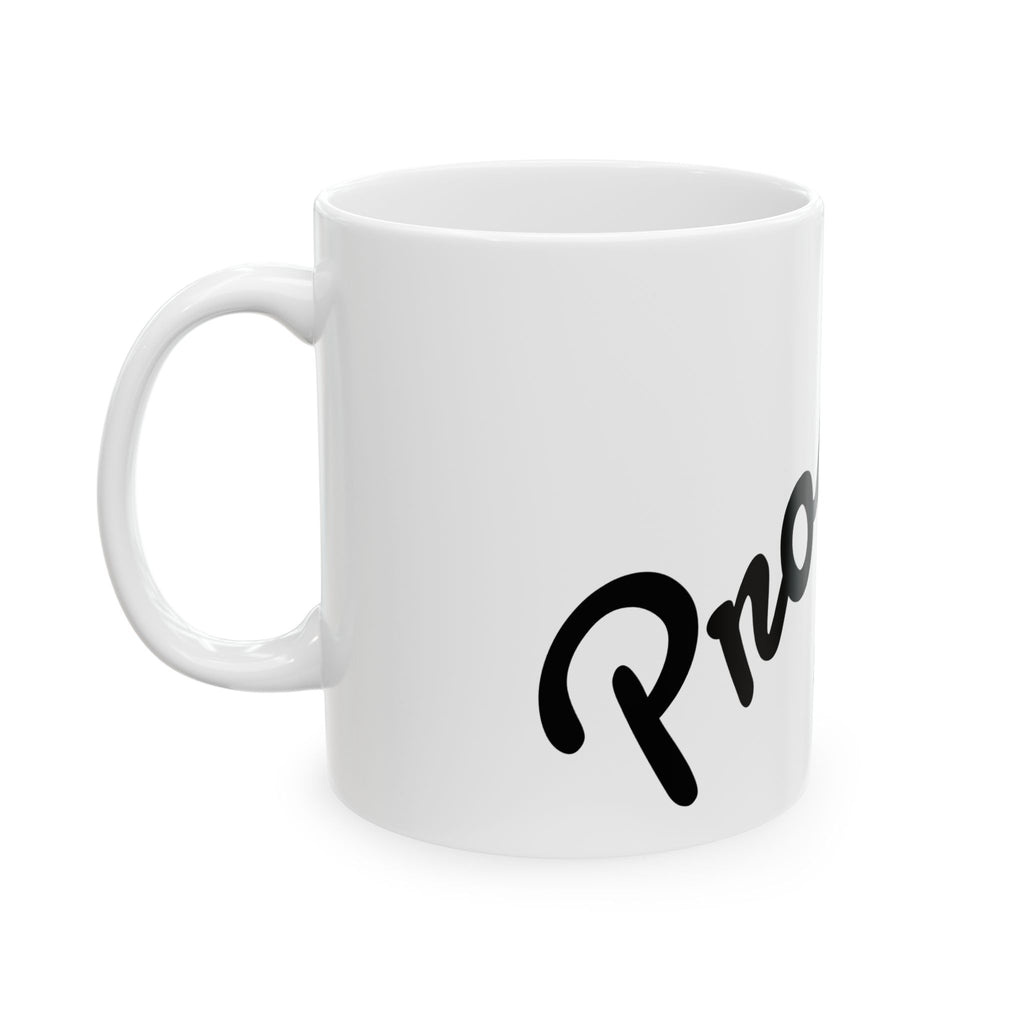 Progress Over Perfection Ceramic Mug — Motivational Coffee Cup (11oz, 15oz)