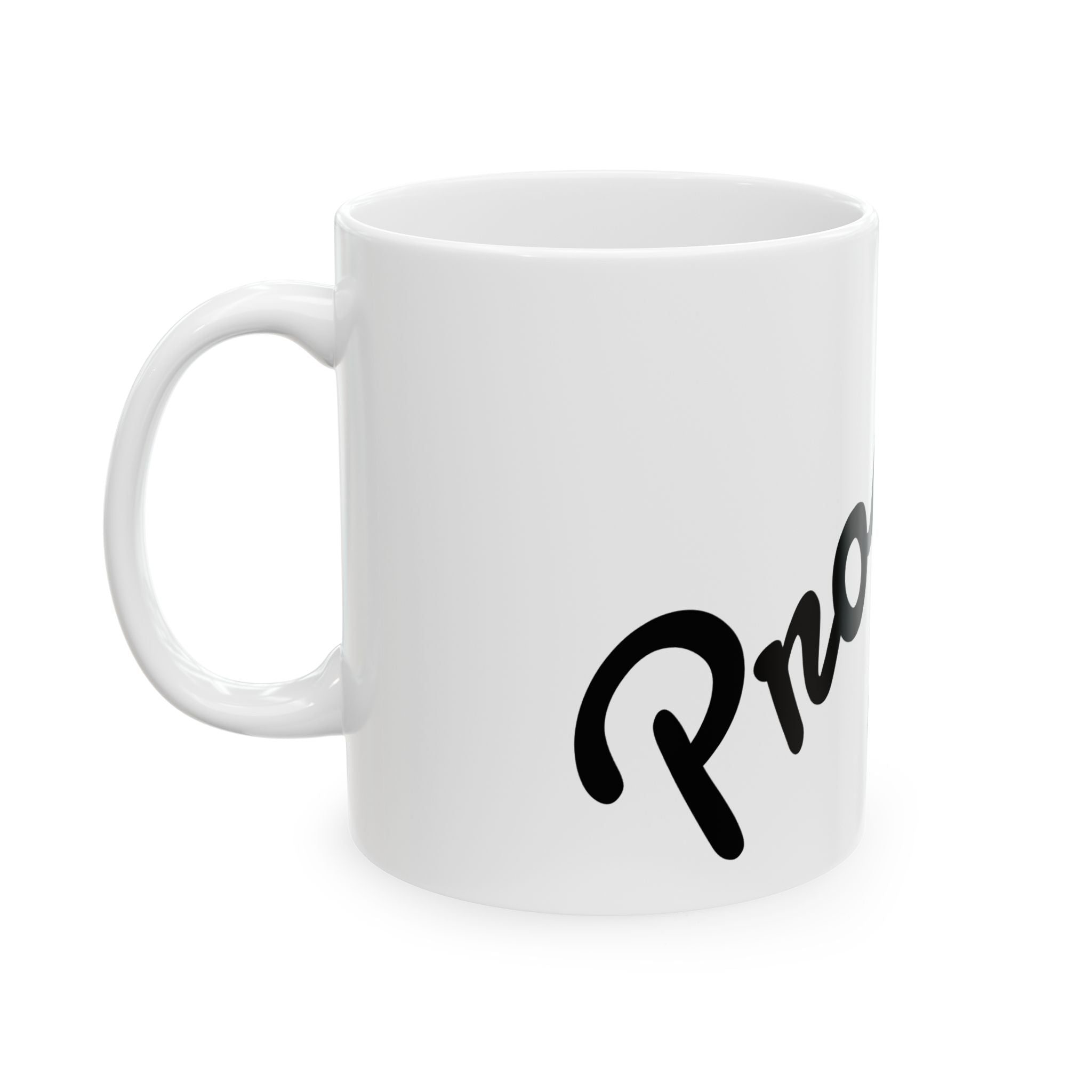 Progress Over Perfection Ceramic Mug — Motivational Coffee Cup (11oz, 15oz)