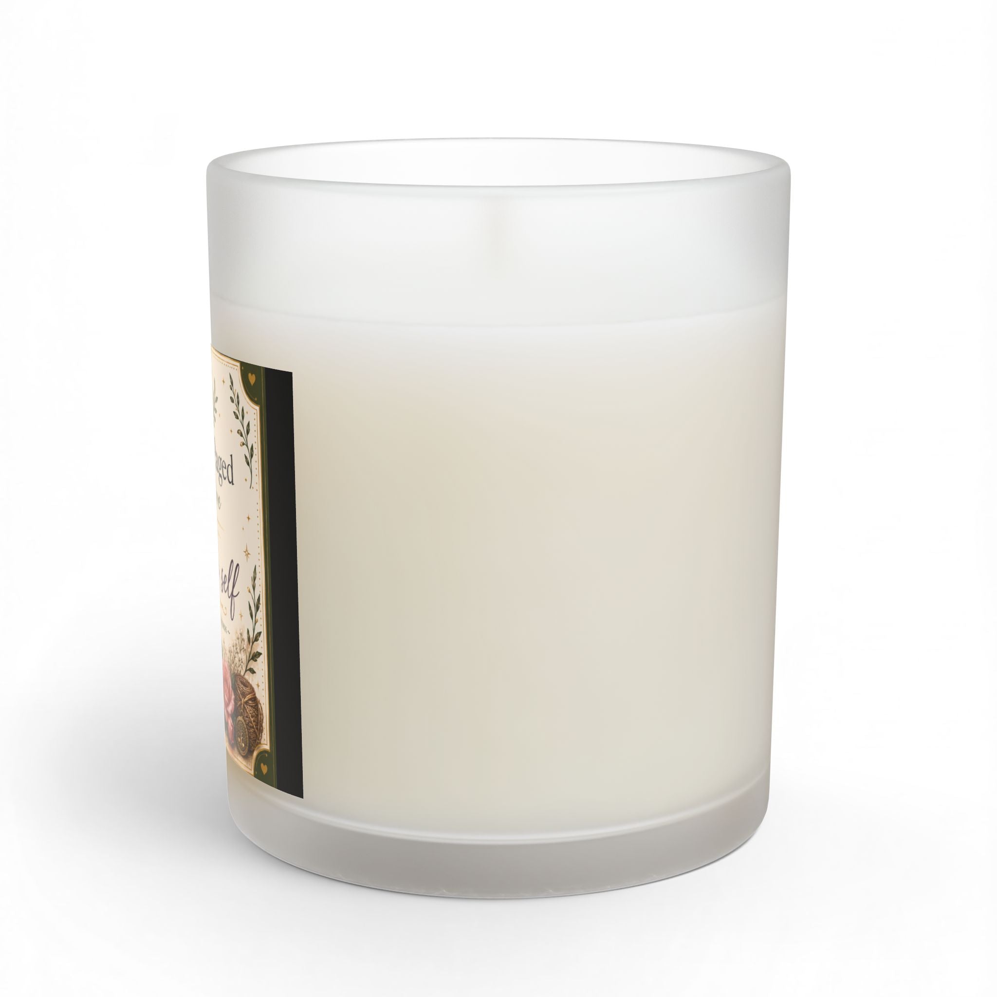 Love Thy Self Scented Glass Candle, 11oz — Self-Care Aromatherapy Candle (Pretty & Paged Collection)