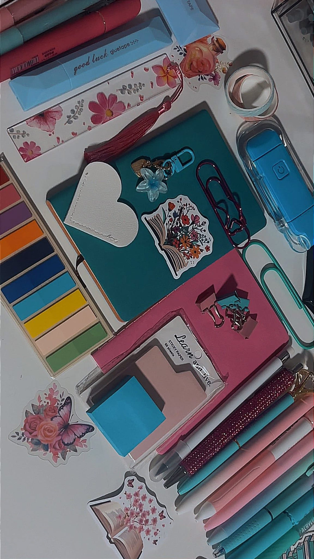 Pink & Blue Bookish Bundle